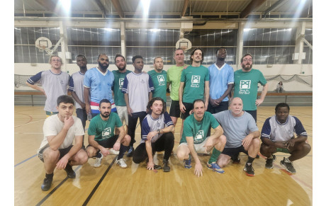 Finale AS football en salle 2026 Le PETIT PONT / HJOCV 7 à 5